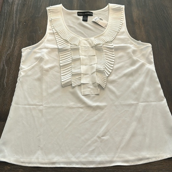 🔴 NWT ISABELLA RODRIGUEZ WHITE BLOUSE SIZE XL - Picture 2 of 5